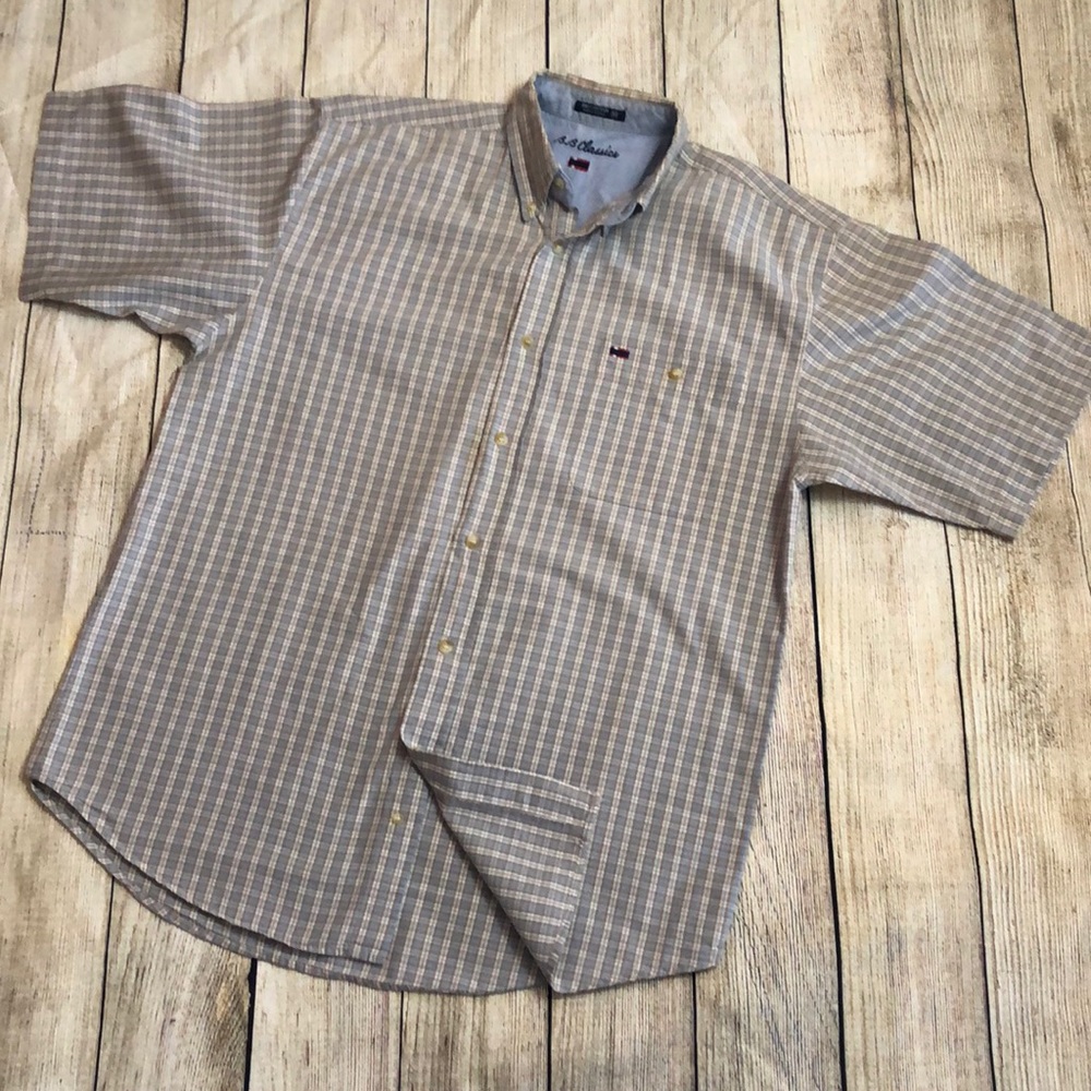 Vintage Bugle Boy Classic 100% Cotton Casual Shirt